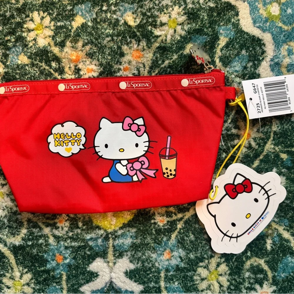 LeSportsac Red Hello Kitty Kids Pouch - Picture 2 of 5